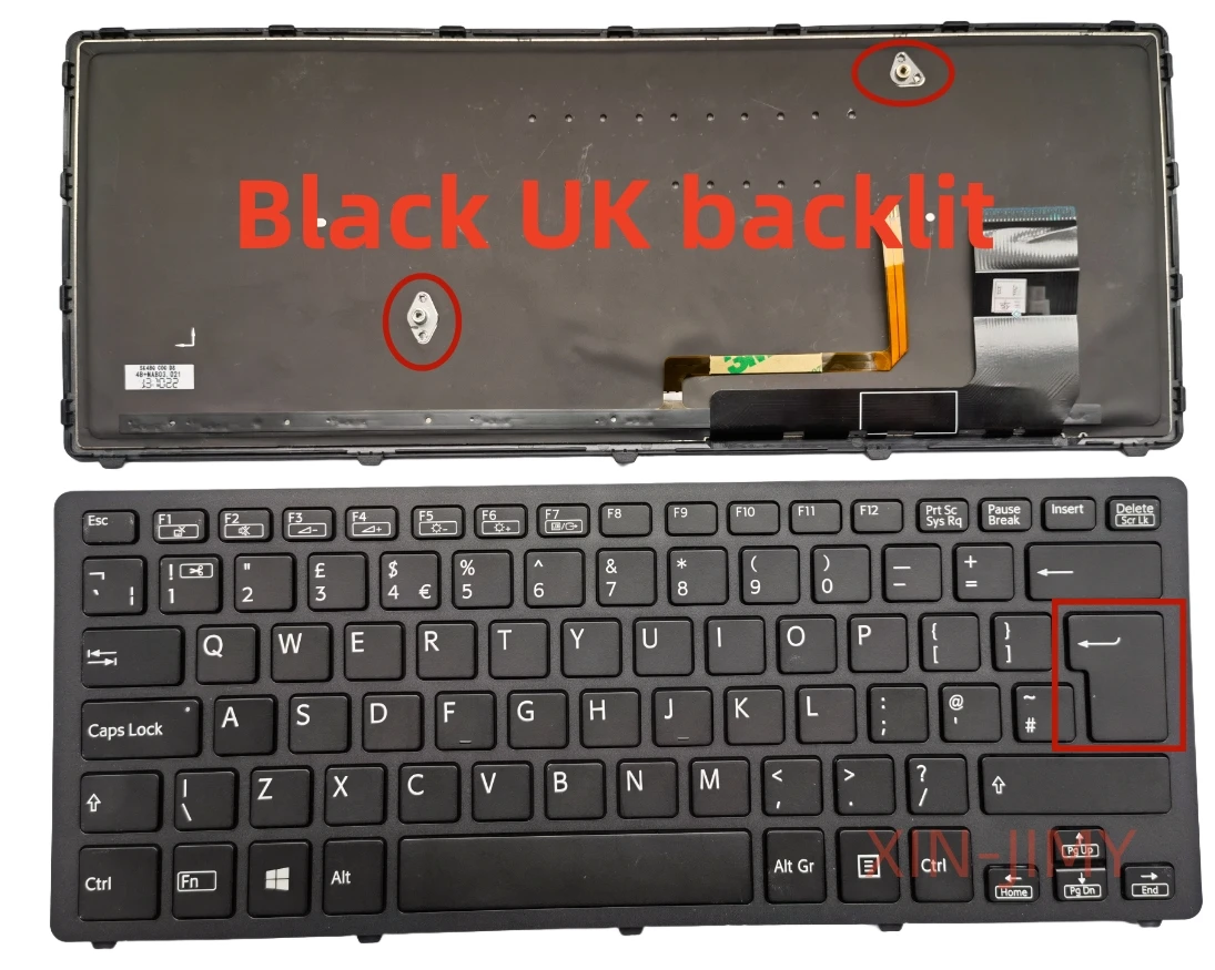 

Клавиатура Latop UK для ноутбука Sony SVF14N Vaio Fit 14N SVF14N100C SVF14N13CXB SVF14N21CXB серии с подсветкой