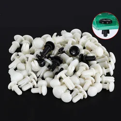 Black White Nylon Press Rivet Nut Clip Rivet Plastic R-Type Expansion Rivet Clamp Screw PC Board Fixing Buckle Heat Resistant