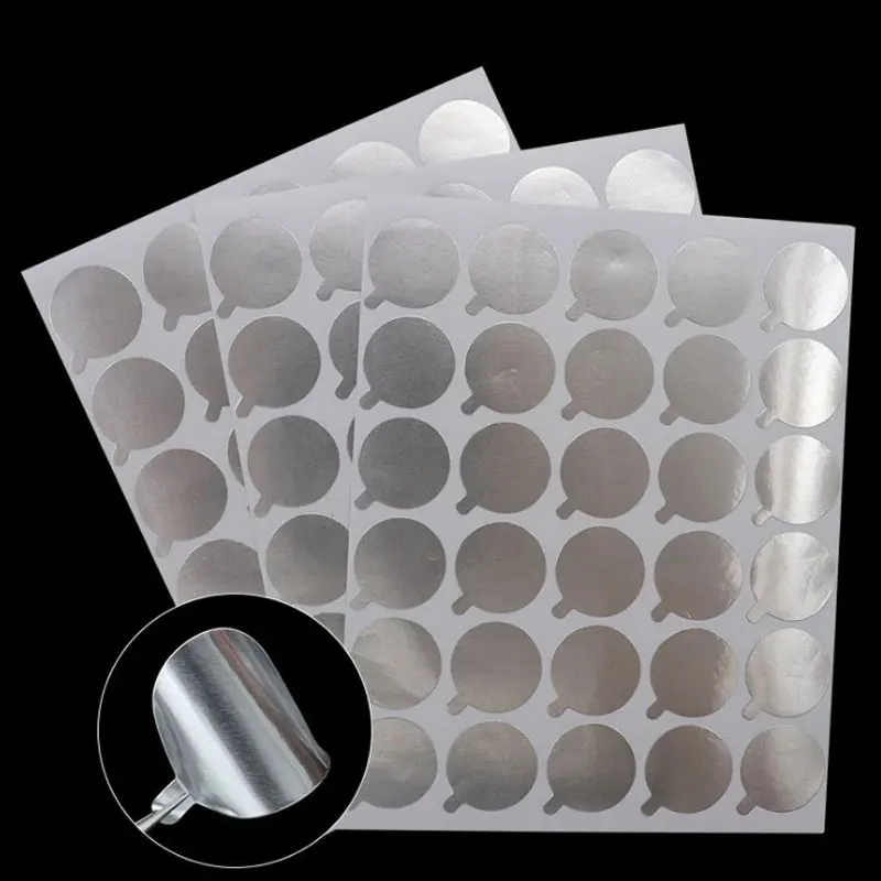 300 pz Usa E Getta Colla Per Ciglia Titolare Lamina Pallet Estensione Del Ciglio Colla Pastiglie Adesivo di Carta Strumenti di Trucco di Bellezza dimensioni 2,1 cm