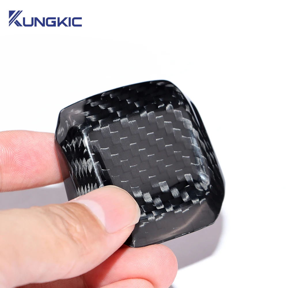 

Для Seat Leon Cupra Leon Cupra Formentor 2020 2021 2022 2023 2024 2025 LHD RHD Автомобильная ручка переключения передач Накладка из настоящего твердого углеродного волокна