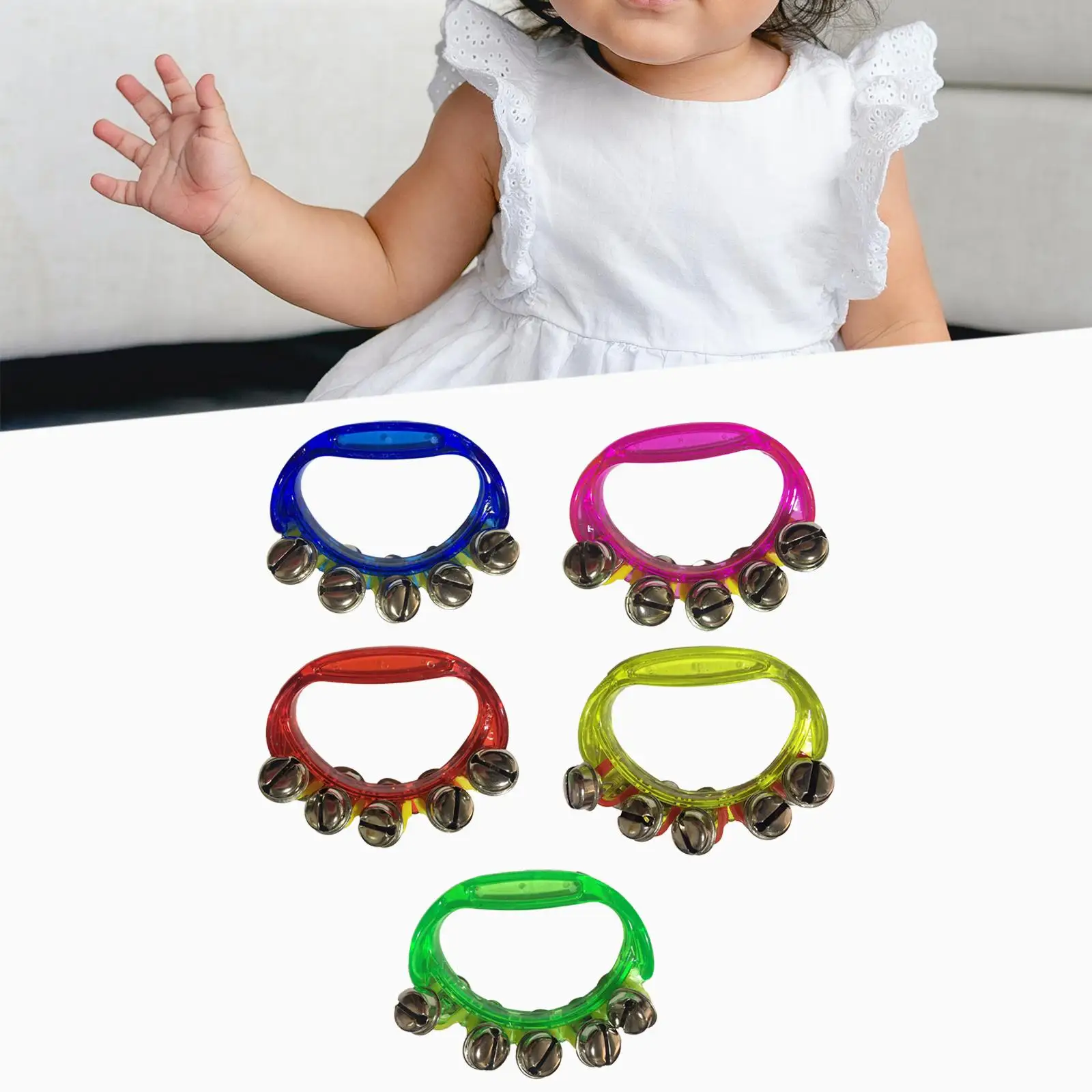 

Handheld Percussion Drum Musical Rhythm Instrument Mini Tambourine Shaking Rattle for Kids Adults Party Teenagers Church