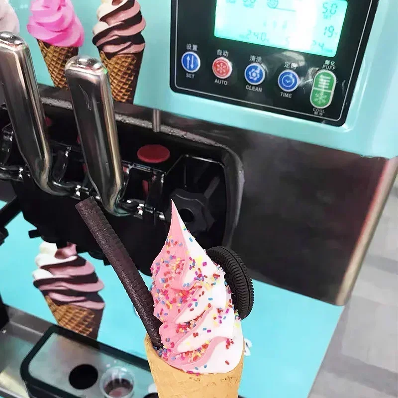 

Italian Automatic 20l Soft Service Tailor Small Capacity Ice-cream Maker A Glace Ice Cream Make Machine