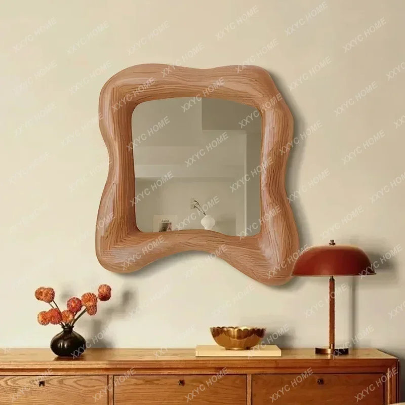 X bathroom mirror retro living room porch decorative mirror bedroom wall hanging special-shaped makeup mirror