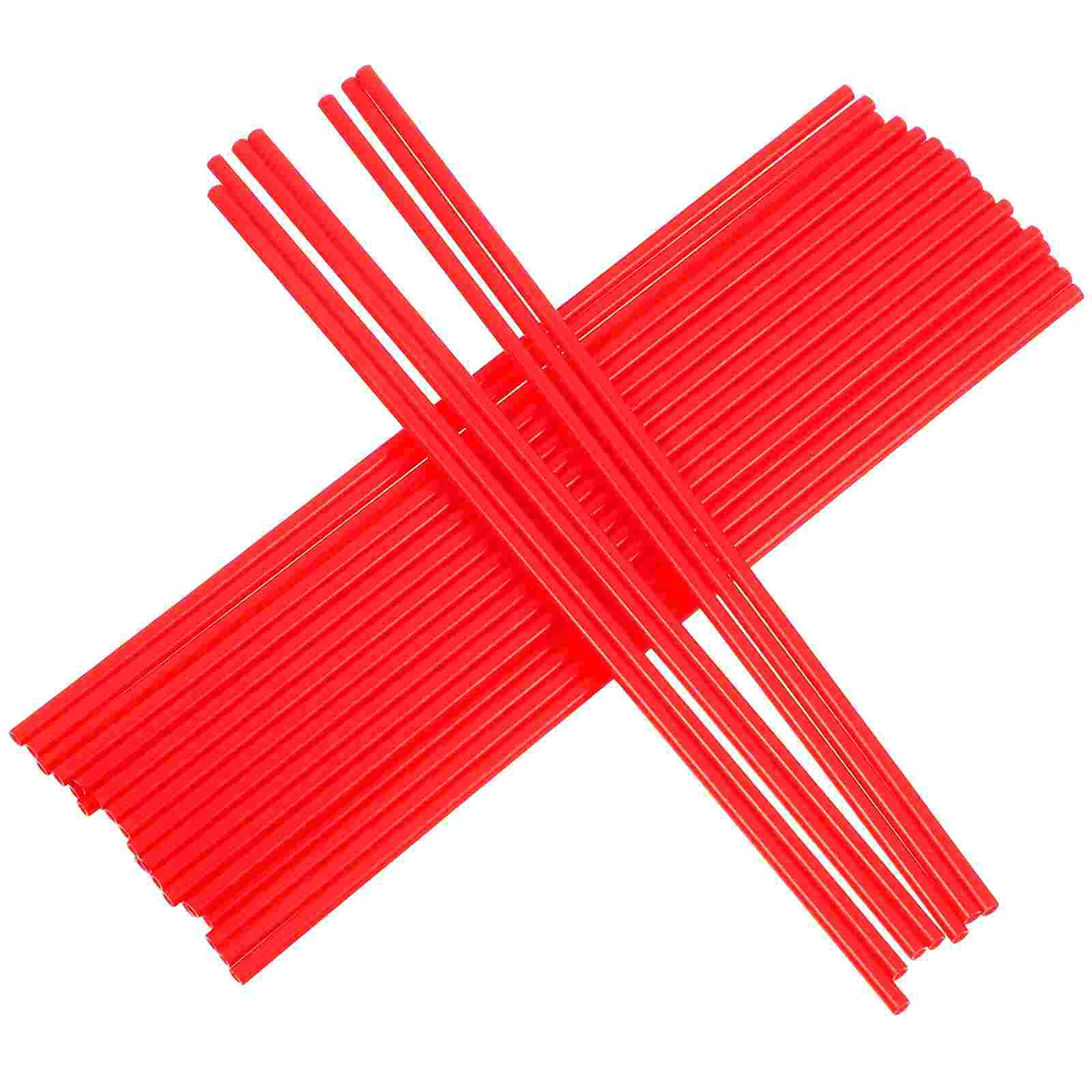 

100 Pcs Spray Can Extension Nozzle Long Rust Remover Sprinkler Head Replacement Tubes Sprayer Red for Nozzles