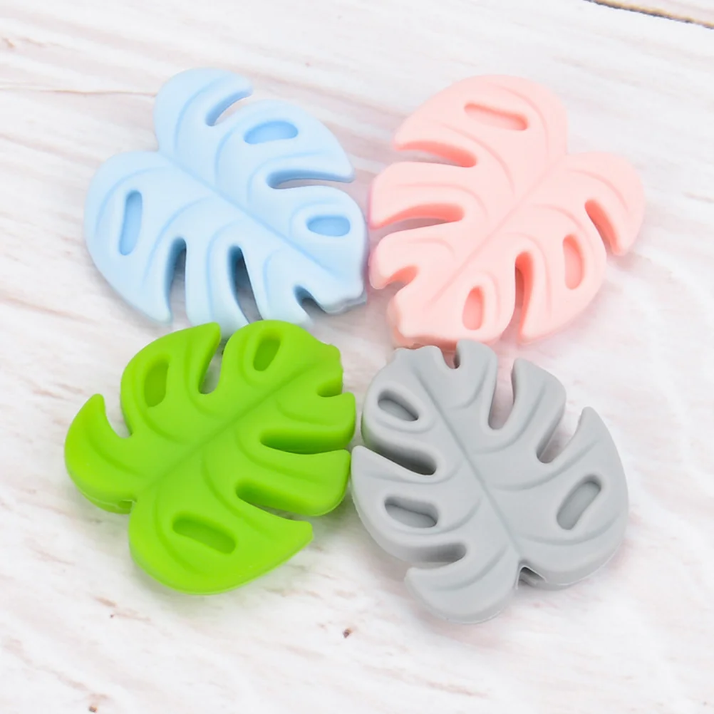 

8 Pcs Monstera Sweater Needle Protection Head Protectors for Knitting Crochet Silica Gel Stoppers Tools