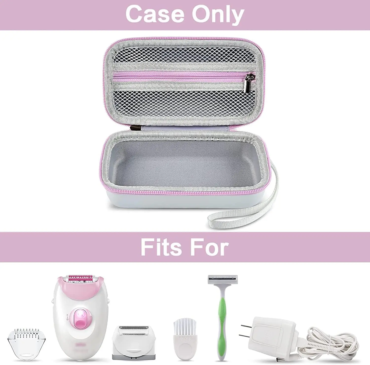 Case Compatible with Braun Epilator Silk-epil 3 3-270, Storage for Hair Removal Shaver & Trimmer for Women, Holder  (Box Only)