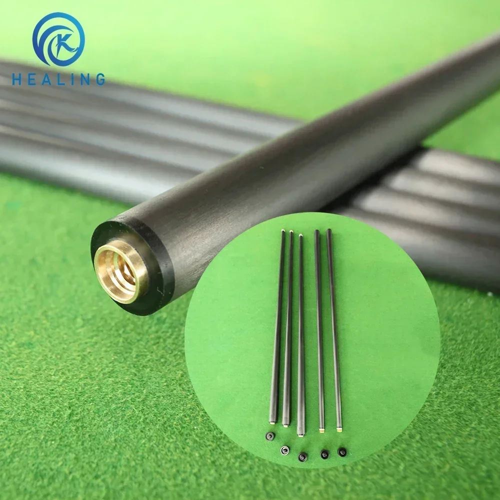 Customized 100% Carbon Fiber Black Technology Shaft Of Pool Cue Front Part for Billiard Play/Break/Snooker Cue Shaft with foam