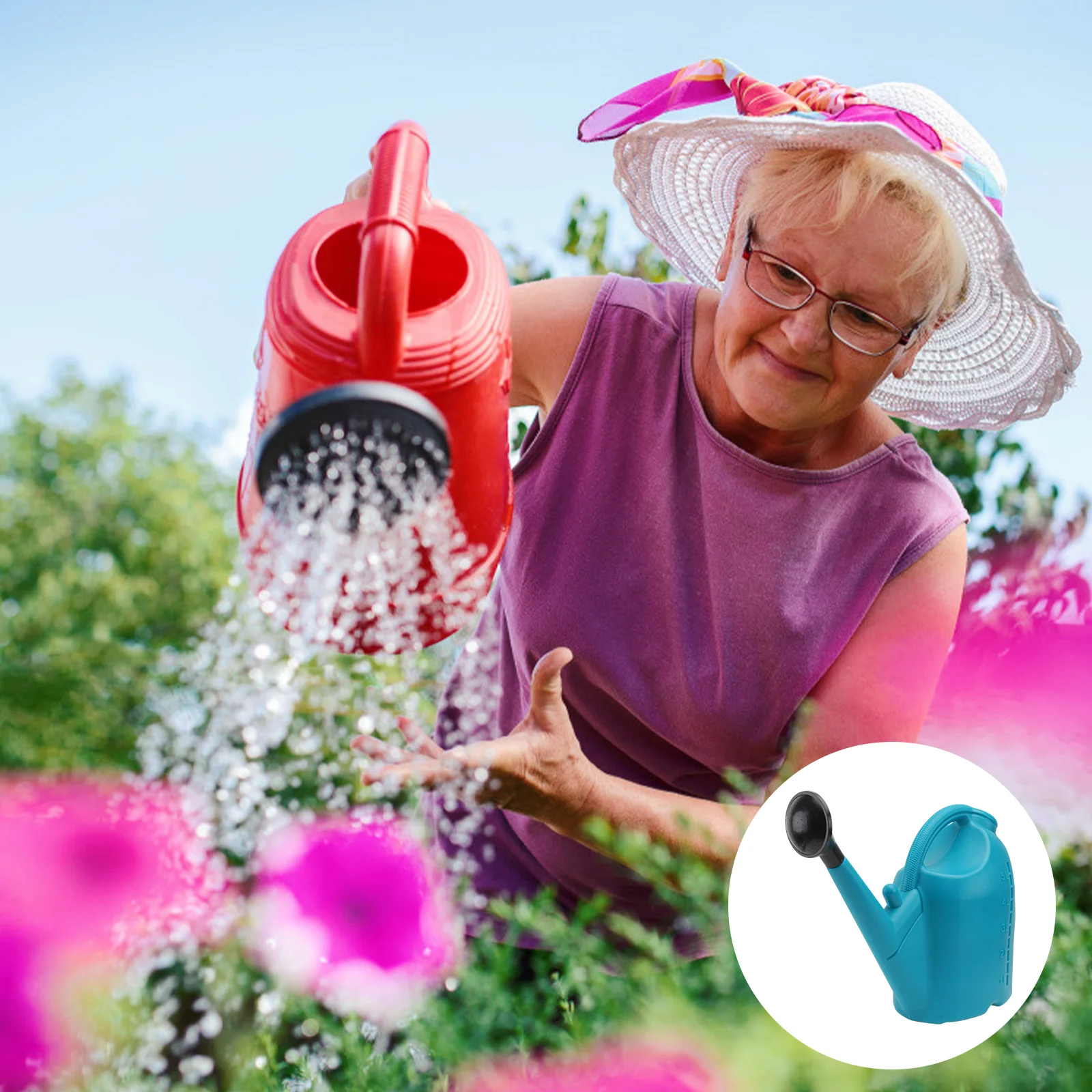 

Sturdy Large Capacity Watering Can Sprinkling Bottle Lightweight Garden Tool for Indoor Balcony Outdoor Plants Flowers