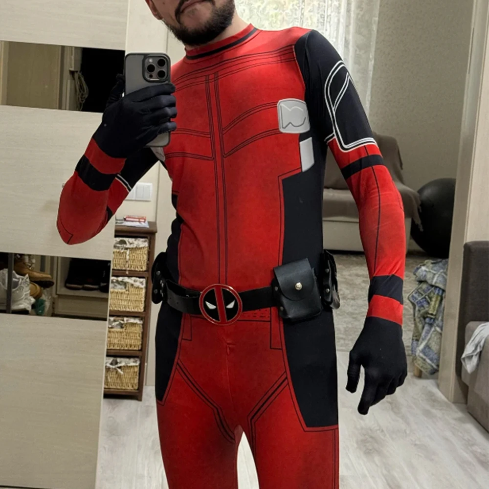 Accesorios de disfraz Deadpool, cinturón, espadas, cuchillas, funda de pistola, accesorios de Cosplay de superhéroe para niños, juguetes para niños, juego de rol Wade Wilson