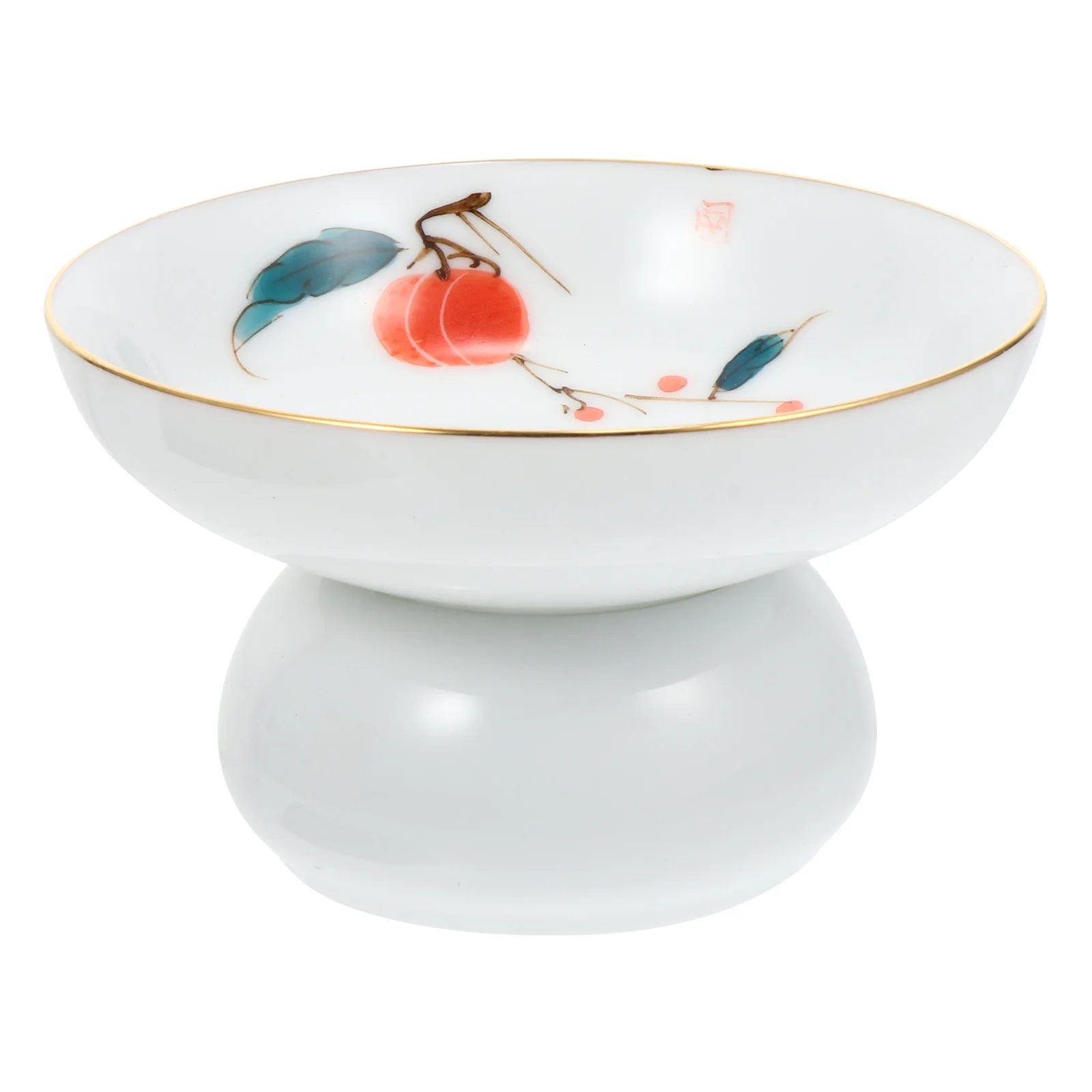 

1Pcs Tea Leaf Filter Ceramic Creative Hand-Painted Strainer for Bulk Flower Tea Home Office Use Teapot Accessories