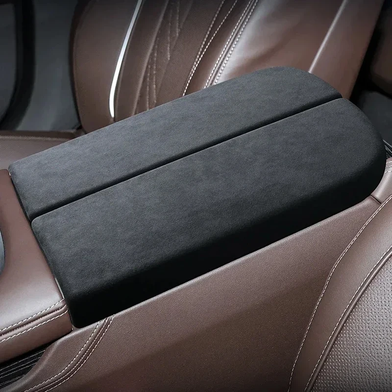 

Alcan tara замша для BMW 7 серии G11 G12 2016 2017 2018 2019 2020 2021 2022 2023 автомобильная консоль центральный подлокотник чехол крышка коробки