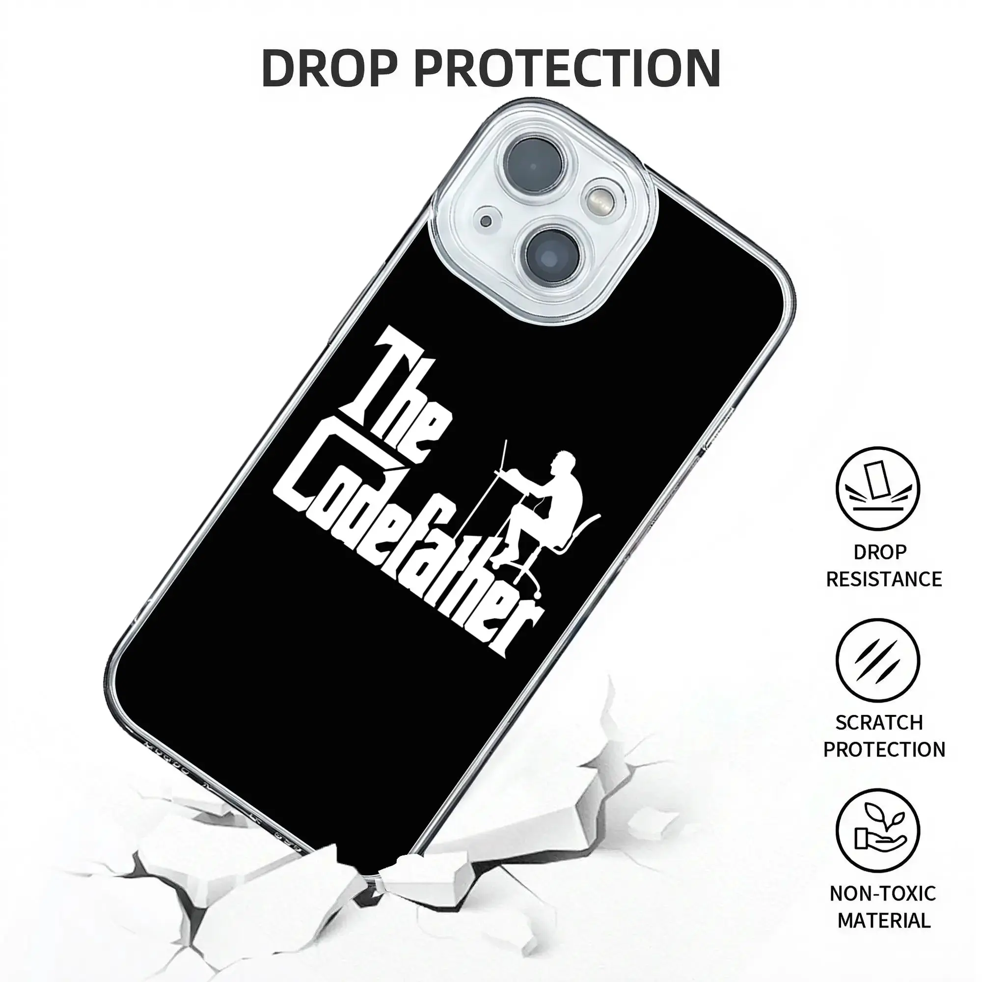New Bumper  Codefather Programmer  Phone Case for IPhone 17 16 15 14 13 12 11 Cover