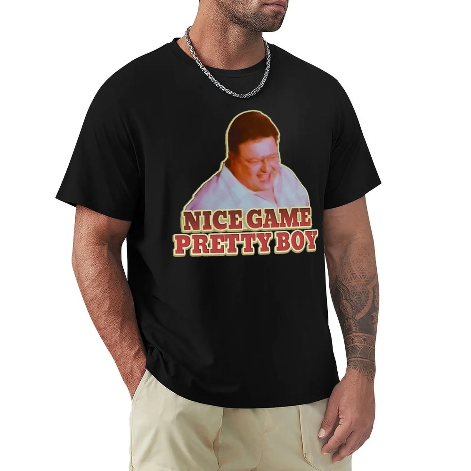 Nice Game Pretty Boy T-Shirt Work Utility Casual Tee Shirt