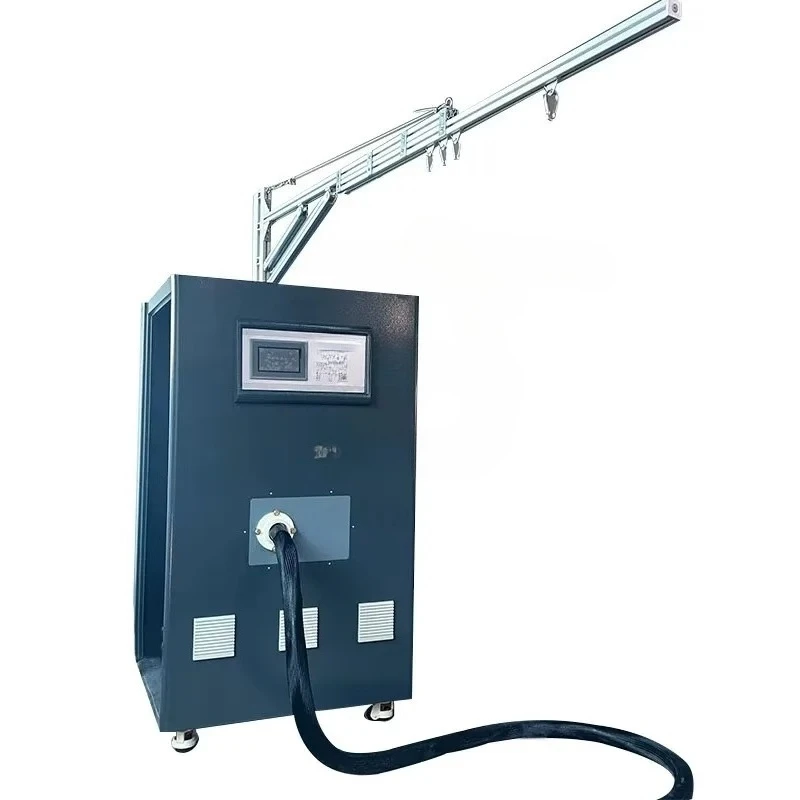 Best Selling 170KG Automatic Induction Heating Machine Furnace 220V Iron with PLC Engine Iron Induction Melting Oven