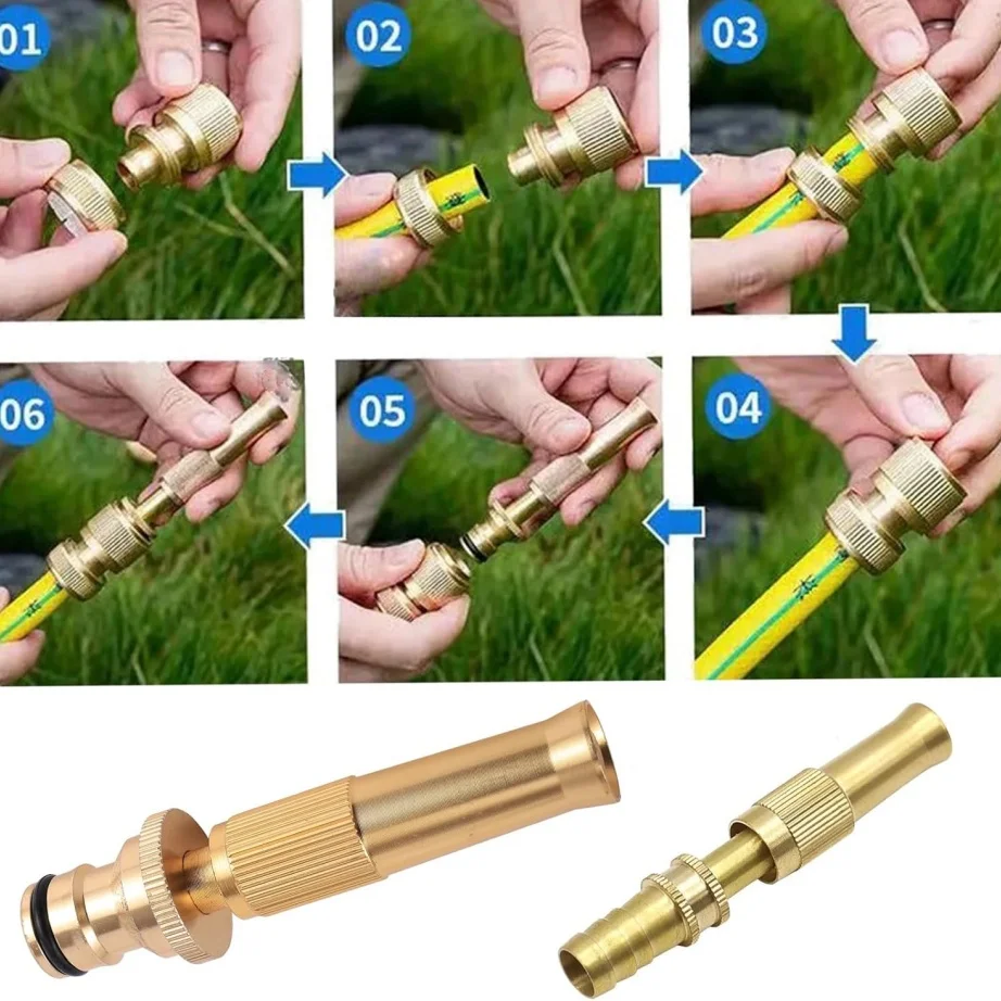 ارتفاع ضغط الرش المباشر الرش متعدد الوظائف رذاذ الماء فوهة توفير العمالة لتنظيف السيارة زهرة العشب سقي