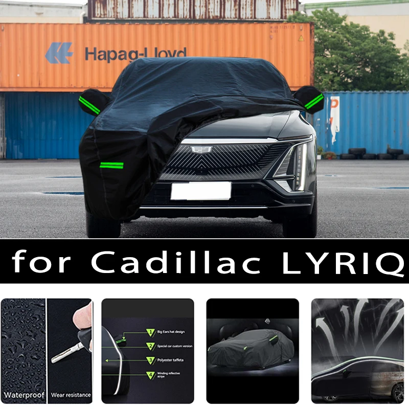 

Наружная защита для Cadillac LYRIQ, полные автомобильные Чехлы, снежный чехол, Солнцезащитный водонепроницаемый пыленепроницаемый внешний автомобильный аксессуар