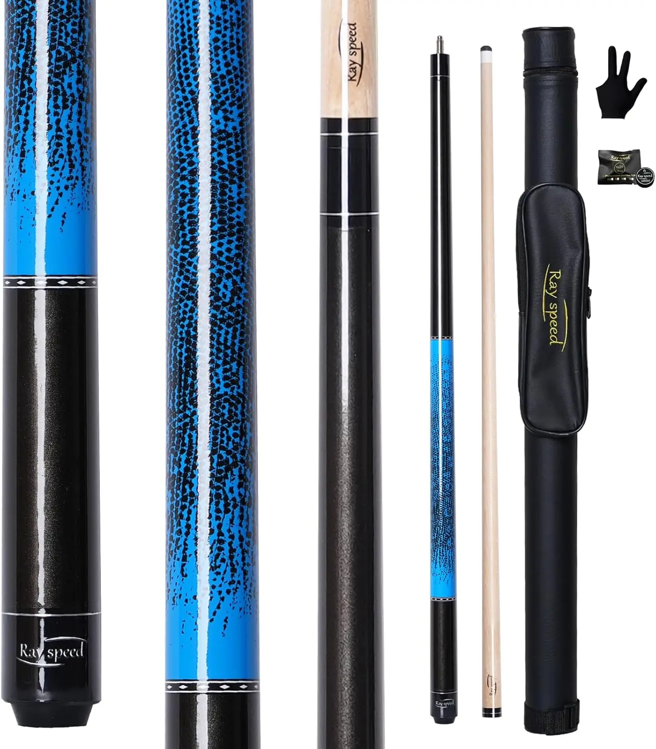 

3D Printed Grip Pool Cue Stick with 13mm Tip for Precision Play, Low Deflection Design Enhances Accuracy