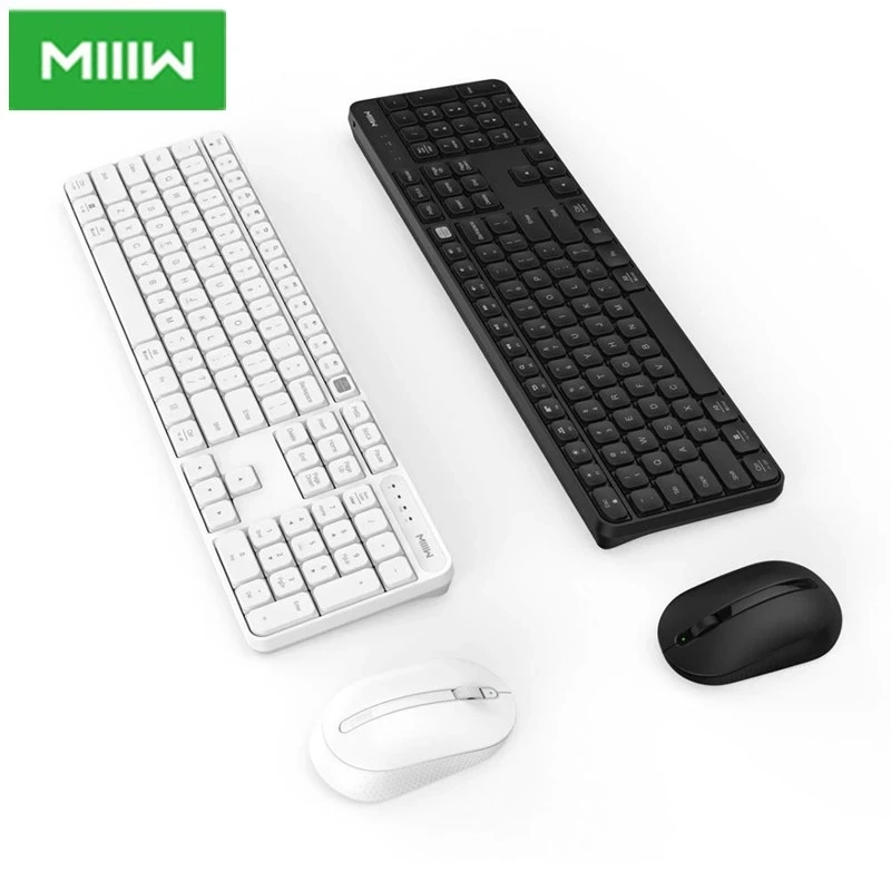 

Original MIIIW RF 2.4GHz Wireless Office Keyboard Mouse Set 104 Keys For Windows PC Compatible Portable USB Keyboard