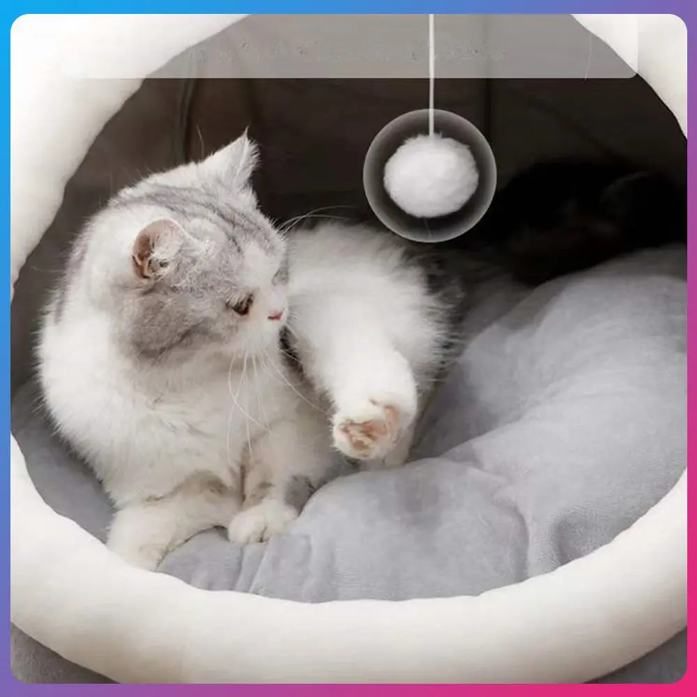 Deep Sleep Cat Bed Warm Pet Basket Cozy Cat House Kitten Lounger Cushion Cat Nesk Tent Very Soft Small Dog Mat Bag Cave Cats Bed