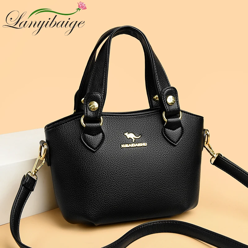 

Tote Leather Luxury Handbags Women Bags Designer Handbags High Quality Crossbody Bags For Women 2025 Sac a Main Ladies Hand Bag