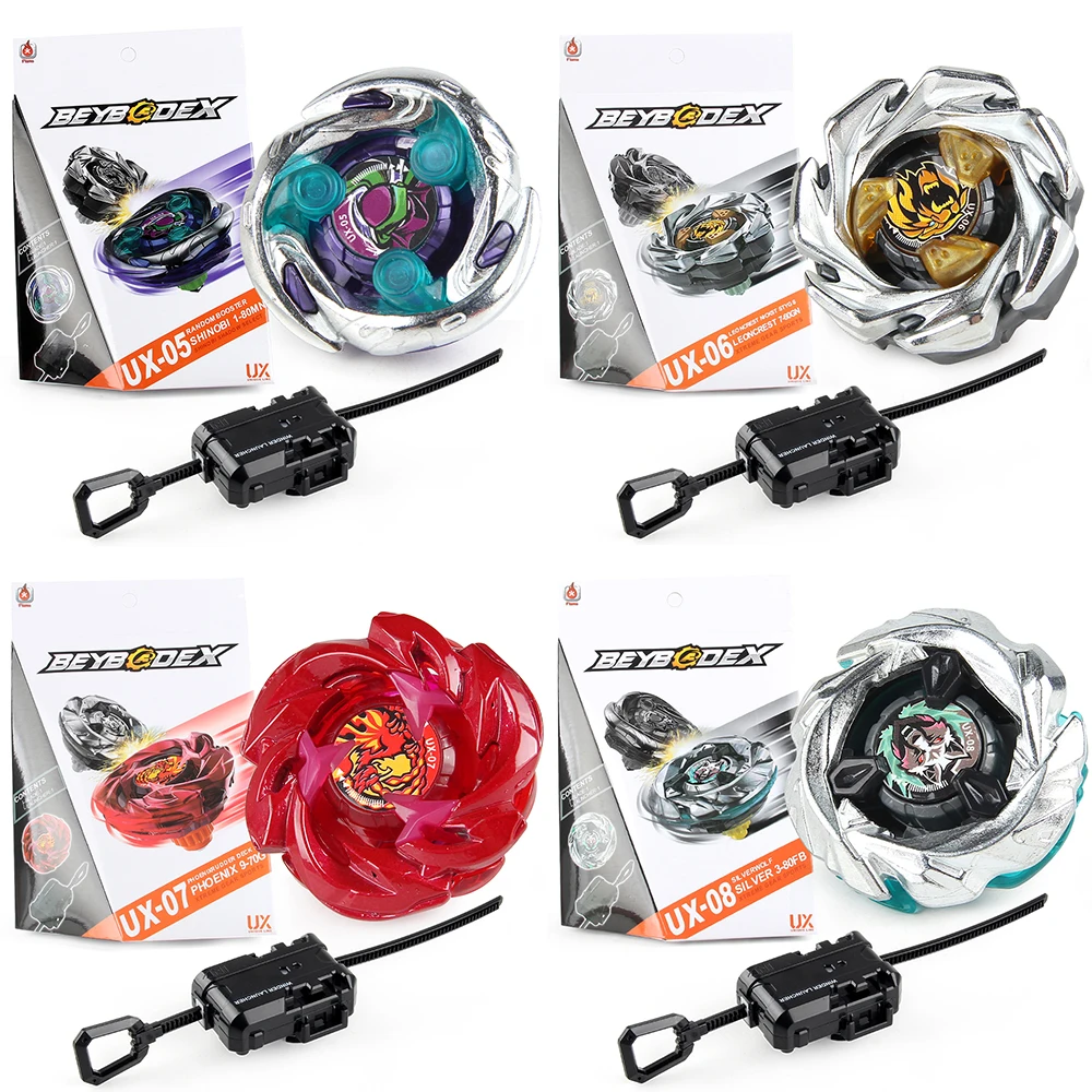 Bey X Starter UX Booster mit Launcher Set Weihnachten Halloween Geschenk Spinning Toy Battle Tops Gyro