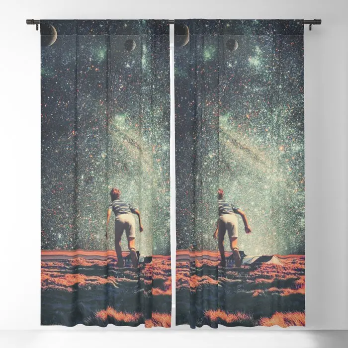 

Nostalgia Blackout Curtains 3D Print Window Curtains For Bedroom Living Room Decor Window Treatments