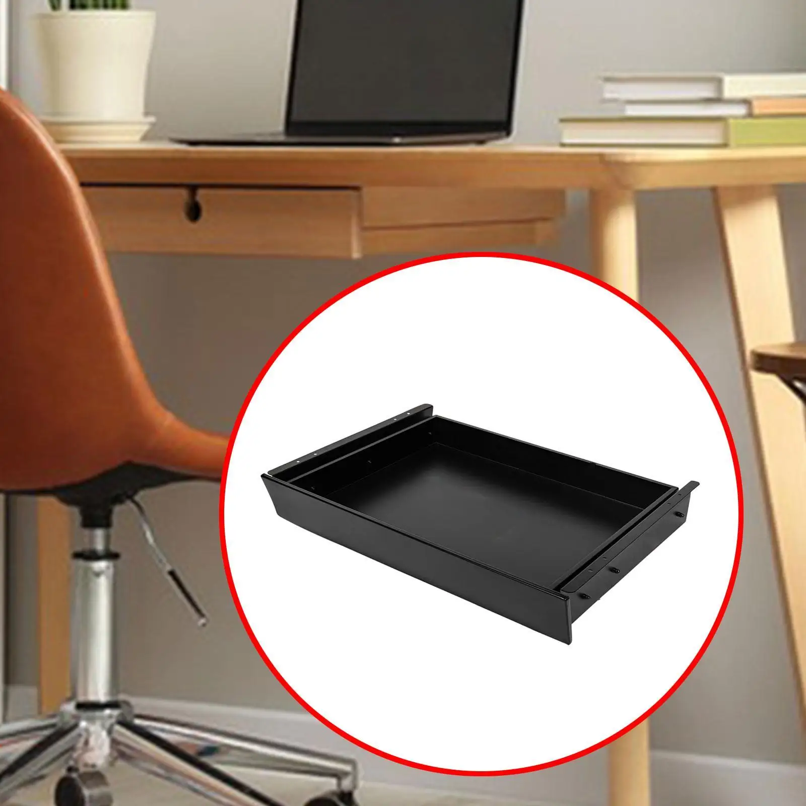 

Under Desk Pull Out Drawer Wear Resistant for Study Living Room Dining Room