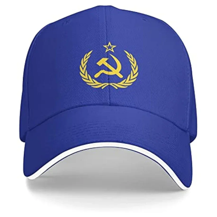 

Soviet Union CCCP USSR Emblem Unisex Baseball Cap Fits Men Women Adjustable Dad Hat Sandwich Bill Cap