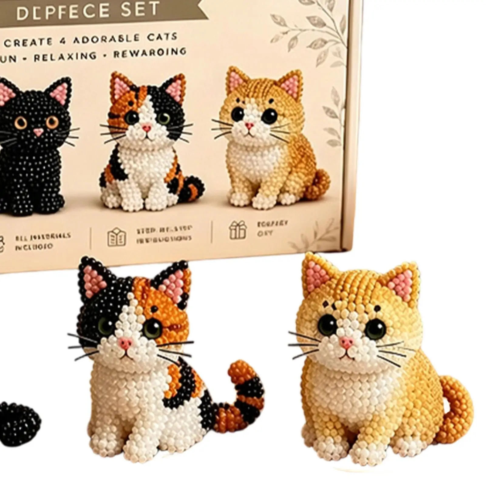 DIY Animal Beading Kit Cute 3D - Art Craft Class recension och pris
