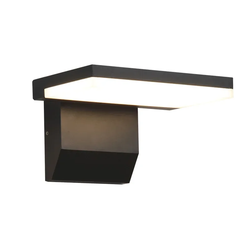 18 واط محس حركة للتدوير في الهواء الطلق الجدار مصباح مقاوم للماء حديقة فناء شرفة الممر الشرفة ضوء فيلا فندق ضوء الليل #5