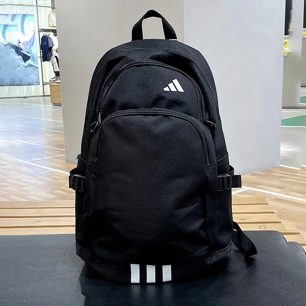 

Adidas Performance Line Black Sports Backpack Multi Compartment Lightweight For Fitness Enthusiasts Gym Workouts And Travel