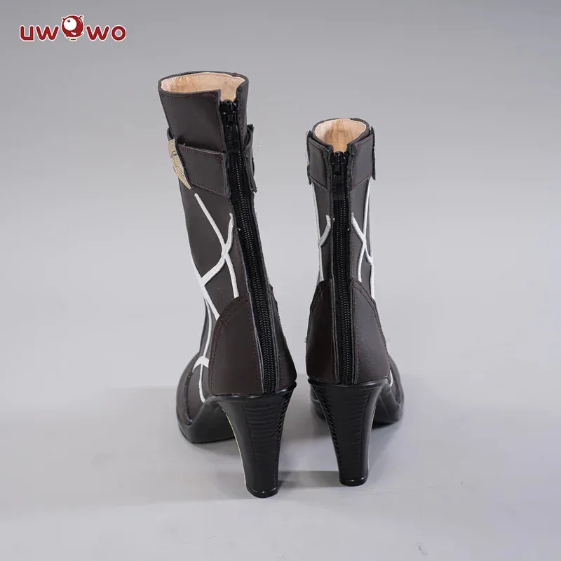 

CyUWOWO Honkai Star Rail Kafka Cosplay Boots Stellaron Hunters HSR Nihility Cosplay Kafka Shoes Boots