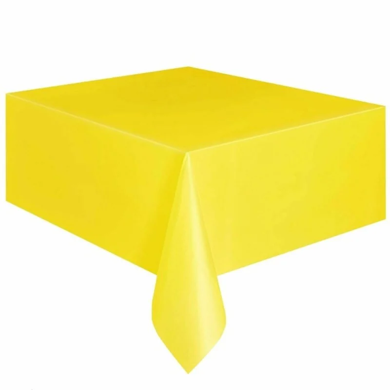 

Plastic Disposable Tablecloth Solid Color Rectangular Tablecloth Birthday Party Wedding Tablecloth Wiping Tablecloth Decoration