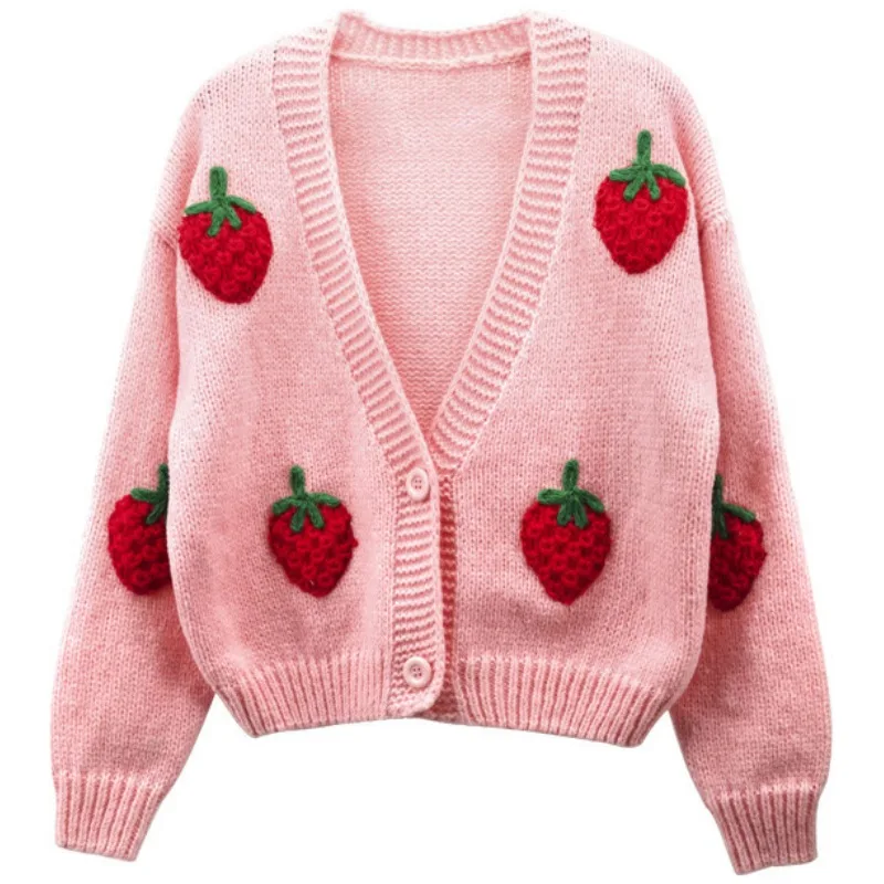 

FURYOURSELF Новое поступление, осенне-зимний кардиган ручной работы с вышивкой, куртка, свитер, женская элитная корейская женская одежда