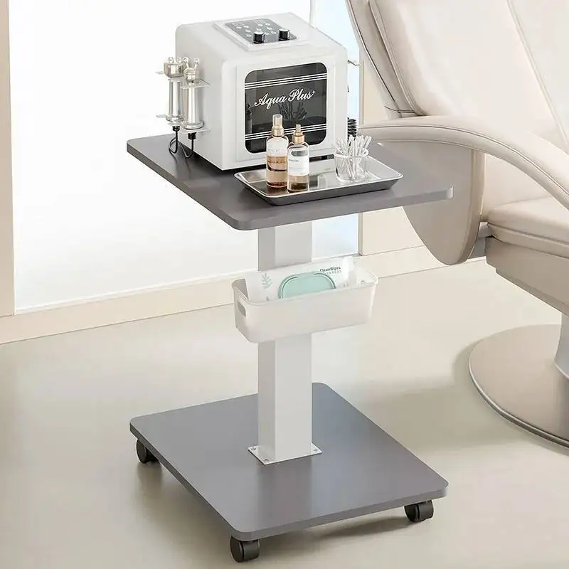 عربة عربة تصفيف الشعر بكرات سبا مساعدة منظم مستحضرات التجميل مساعد معدات الصالون الأثاث مانيكير دعم عجلات السيارة #1