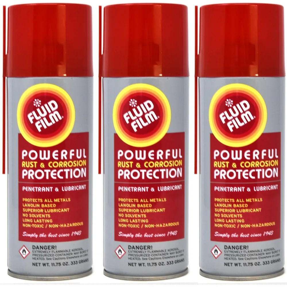US Shipping 3 Pack Aerosol Rust Corrosion Protection Penetrant Lubricant for Metal Marine Automotive Industrial Home Use