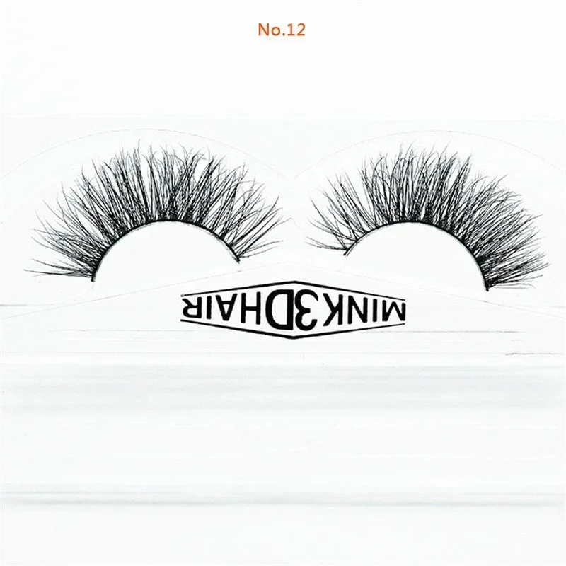 1 Pair 3D Mink Eyelashes Handmade False Eye Lashes Thick Natural Fashion Beauty Makeup Tools Cosmetics Products