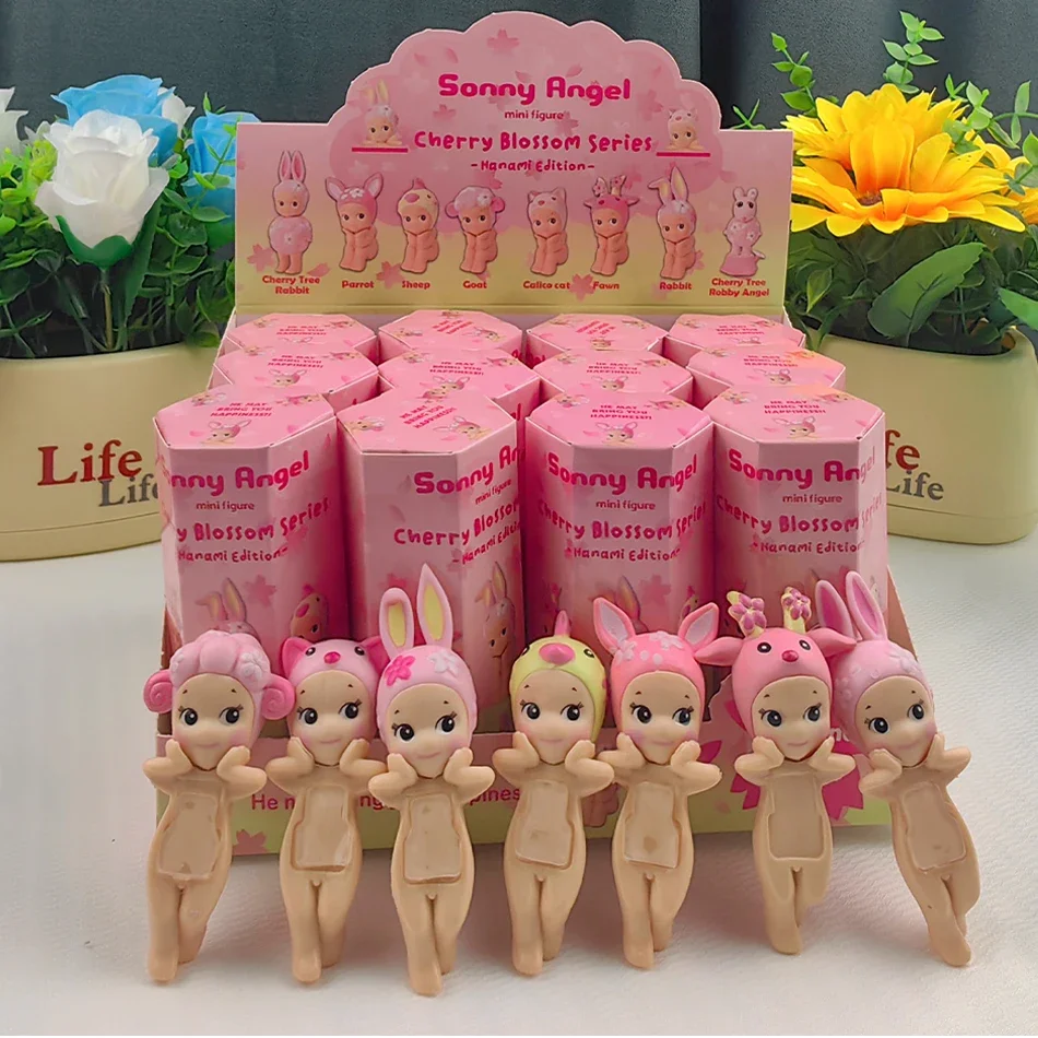 2025 neue heiße verkaufende Kirschblüten-Serie Blind Box Spielzeug Hanami Edition Sammlerstück Minifigur Desktop Kinder Geburtstagsgeschenk