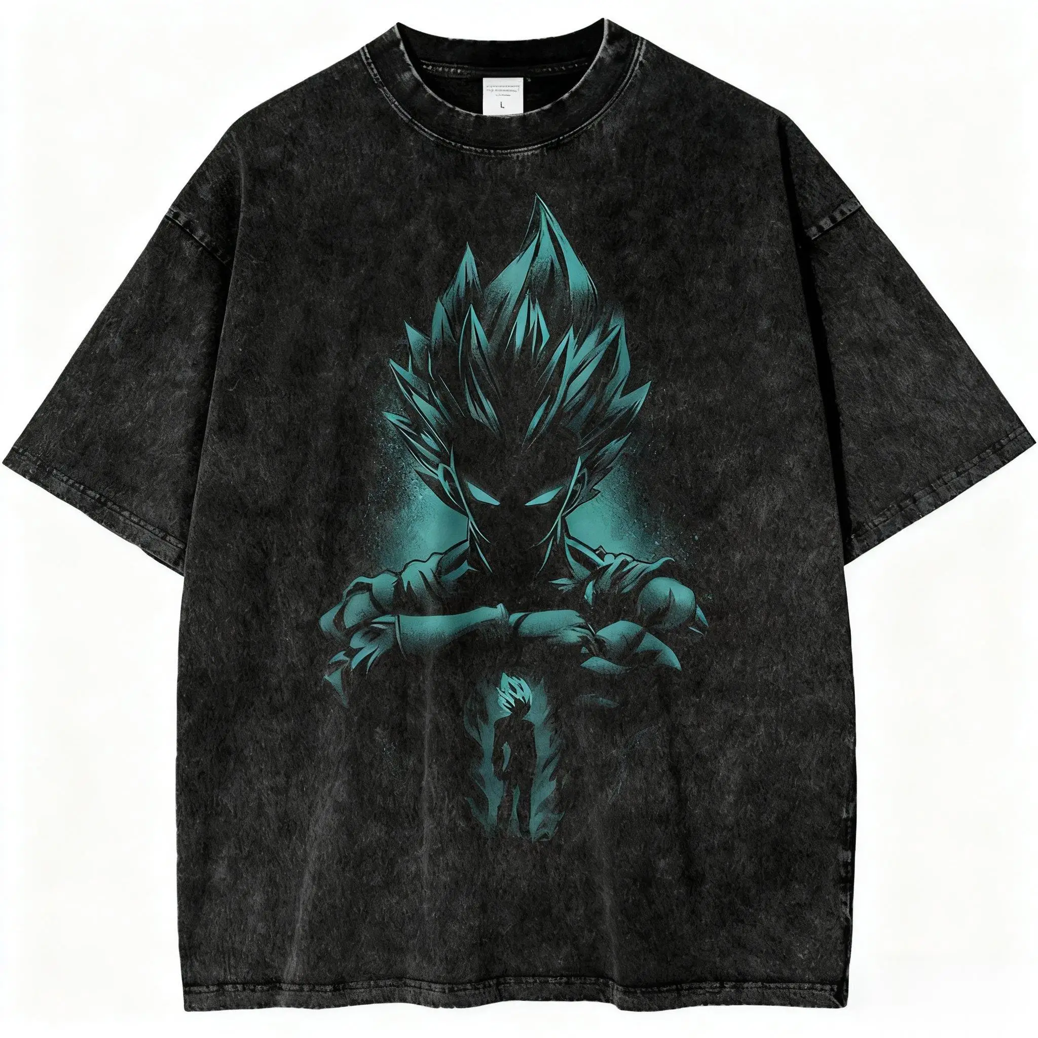 Dragon Ball Z Broly Super Saiyan Gym T-shirt Mannen Katoen Korte Mouw Tee Anime Print Top Vintage Wassen Streetwear 2025, Harajuku