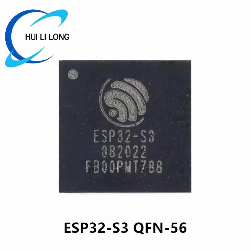 ESP32-S3 ESP32S3 QFN-56 ESP32 WiFi Bluetooth-compatible BLE 5.0 Dual Core 8MB Flash 32-bit 1.8V/3.3V MCU Wireless Chip IC