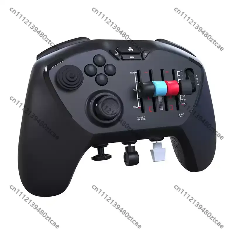 Hall Sensor Wireless Flight Control Gamepad Professional Desktop Aviation Simulation Controller for PC Simulation Games
