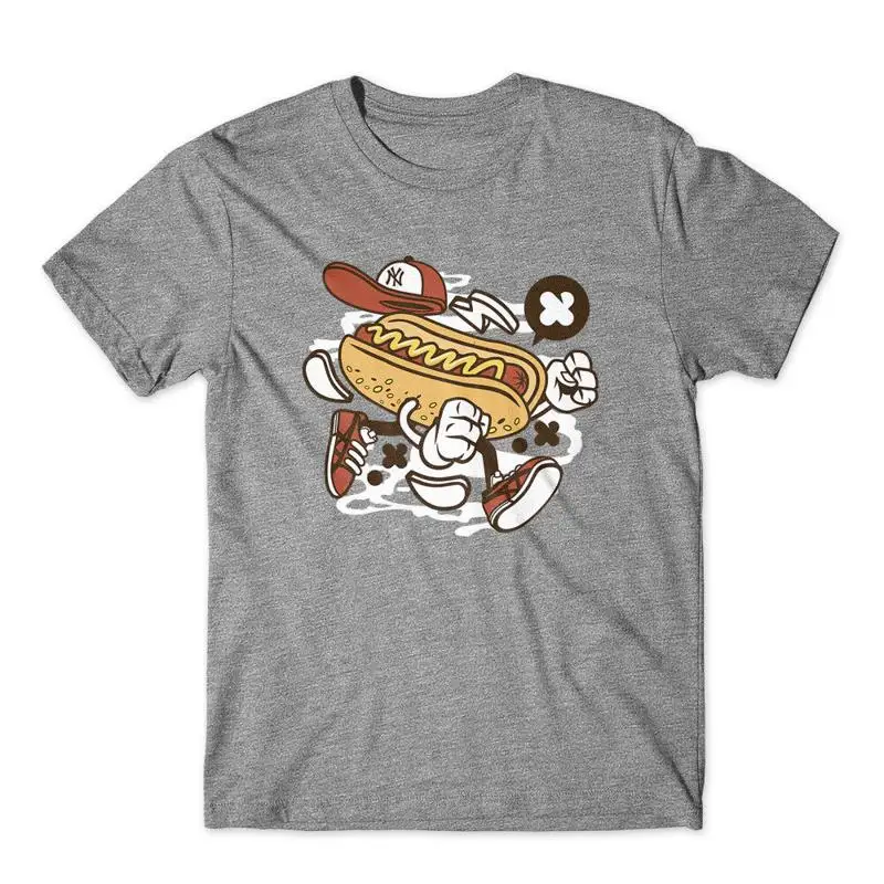 Camiseta Hot Dog 100 Algodón Premium Nuevo
