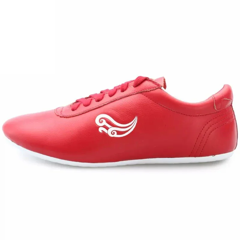 High Quality Cowhide Tai Chi Shoes Soft Genuine  Leather Kung Fu Wushu Shoes Martial Arts Sneaker