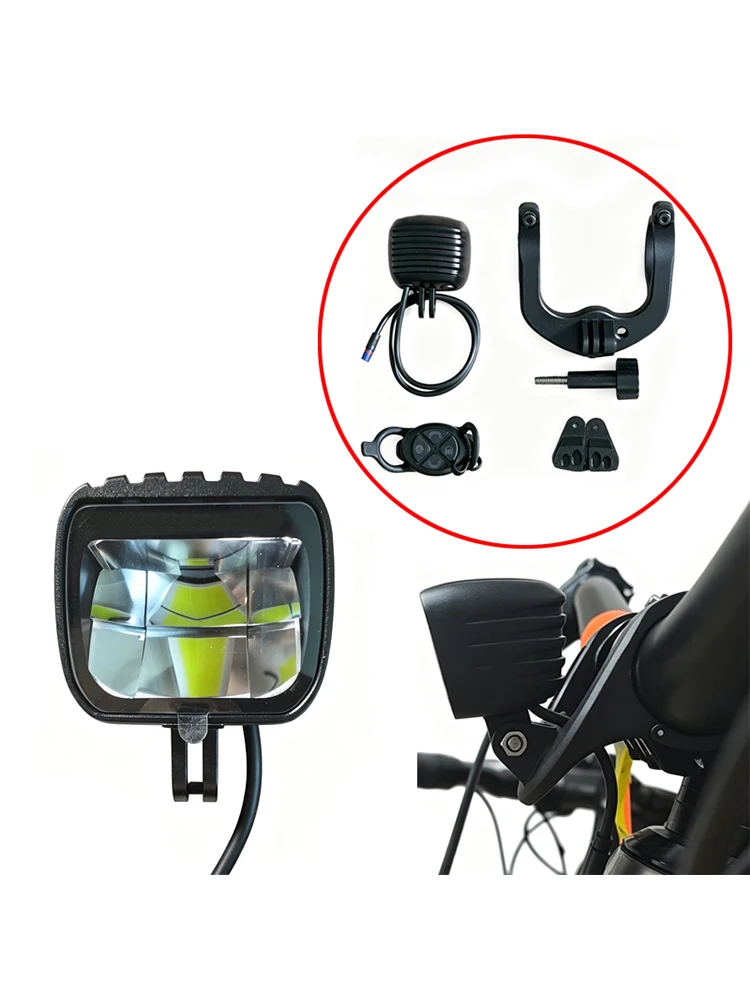 AliExpress YUENHOANG For DJI Amflow E-Assist System Headlight 4-Level Lighting Modes GoPro-Style Interface Mount Compatible with Velduro MTB Frame