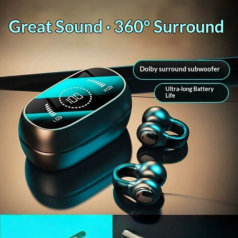 

Беспроводные Bluetooth-наушники Fmouse с шумоподавлением, спортивные, Hi-Fi, 9D объемный звук, длительное время работы от батареи, четкие звонки, новинка 2026 года