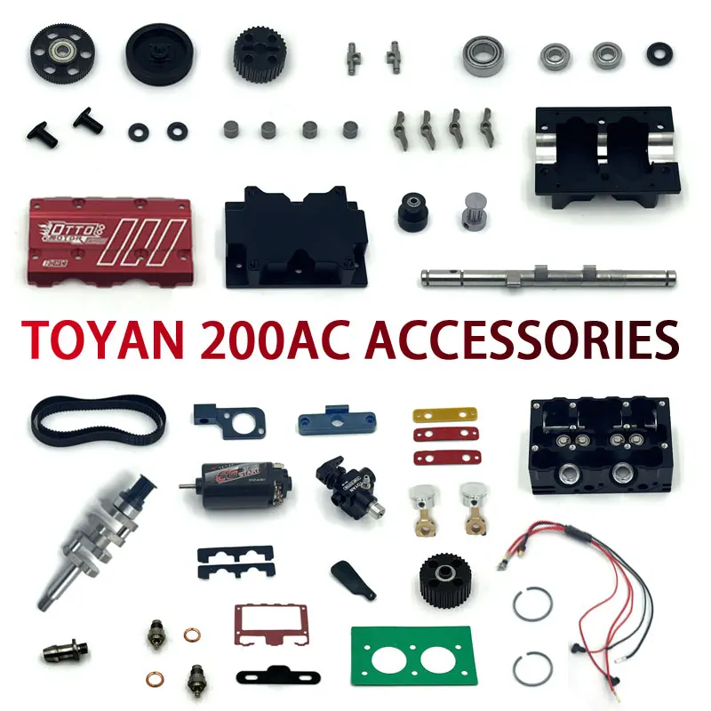 TOYAN FS L200AC tweecilindermotor Speciale onderdelen Fabrieksorigineel