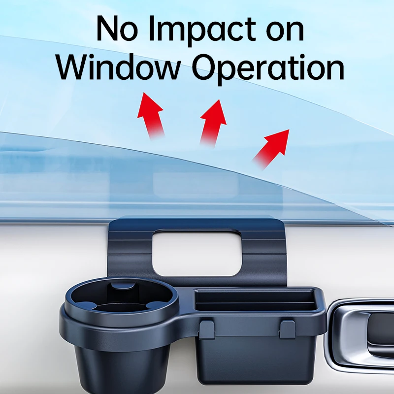 Universal Car Cup Mount With Phone Holder Automotive Drink Bottle Organizer Auto Car Vehicle Water Cup Holder Stand image 3
