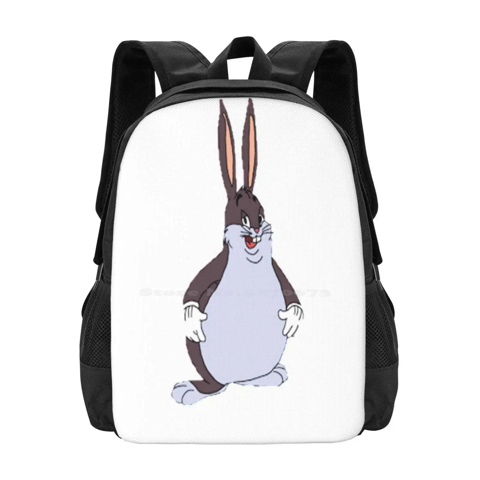 

Big Chungus Hot Sale Schoolbag Backpack Fashion Bags Big Chungus Meme Funny Memes