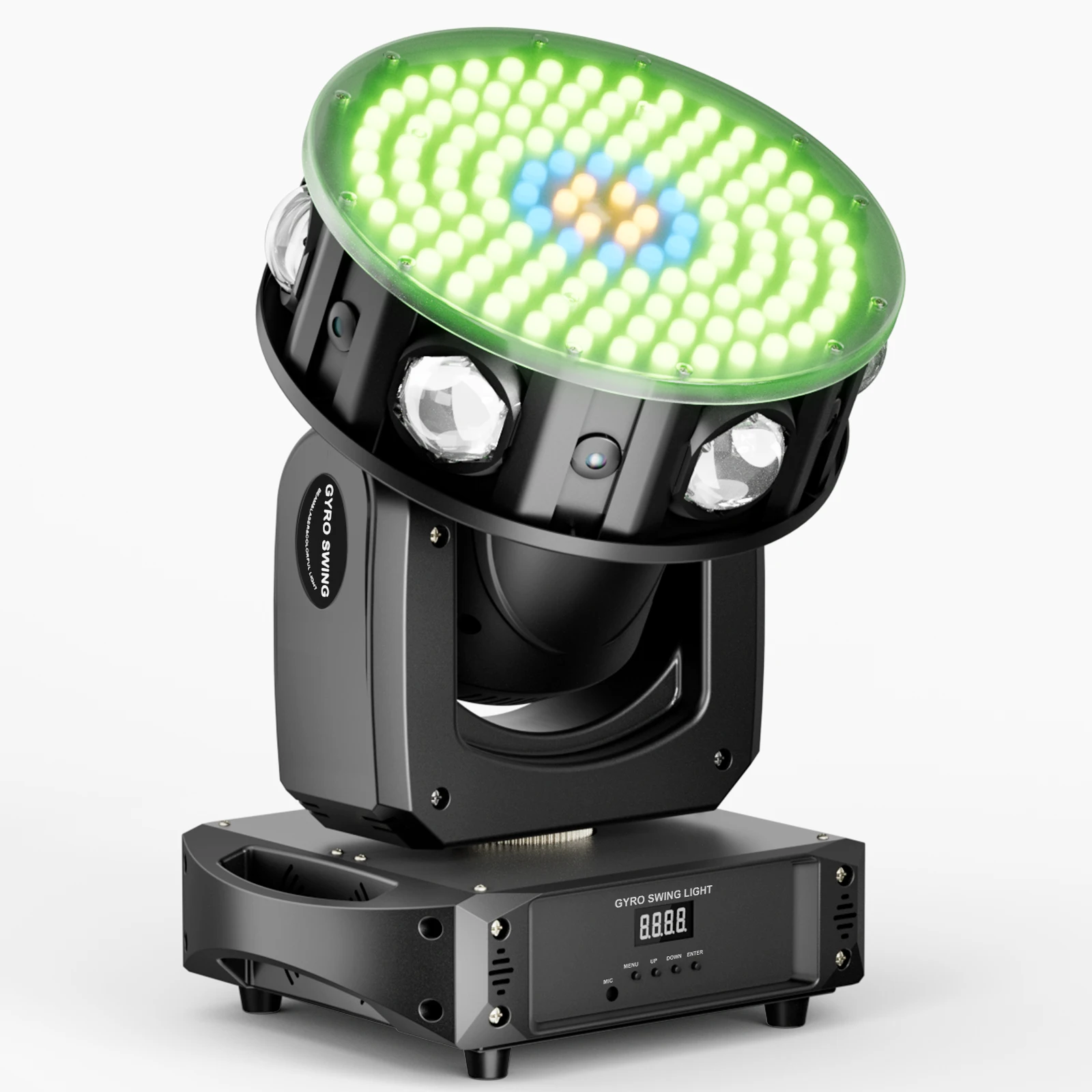 Yiflamefly 200W Beam Moving Head Lights DMX512 Stage Strobe Lights 4IN1 LED DJ Lights For Party KTV Bar Disco Commercial Lights