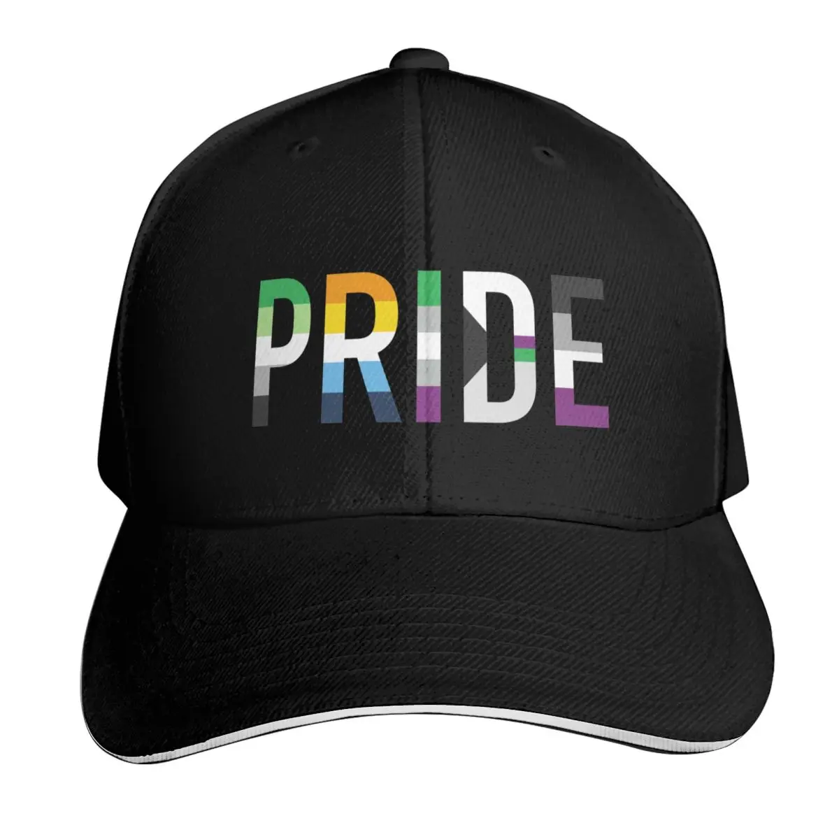 Pride, Various Queer Flags 2 Baseball Cap Military Tactical Cap Hat Baseball Cap Beach Bag Golf Hat Man Women's 2026 Men's